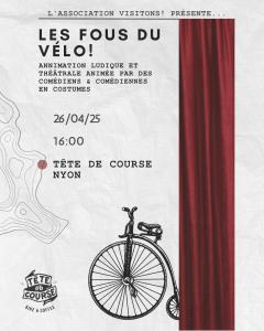 Les fous vélo le nouveau spectacle de Visitons !